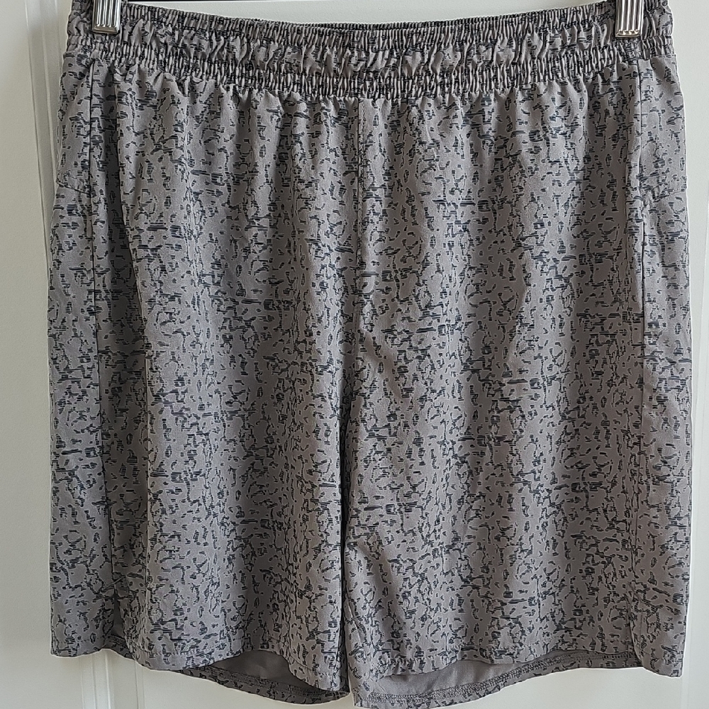 Zella Black and Gray Athletic Men's Shorts